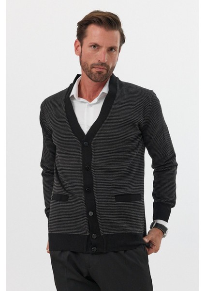 Erkek Standart Fit Normal Kesim Cepli Hırka Triko fırsatları