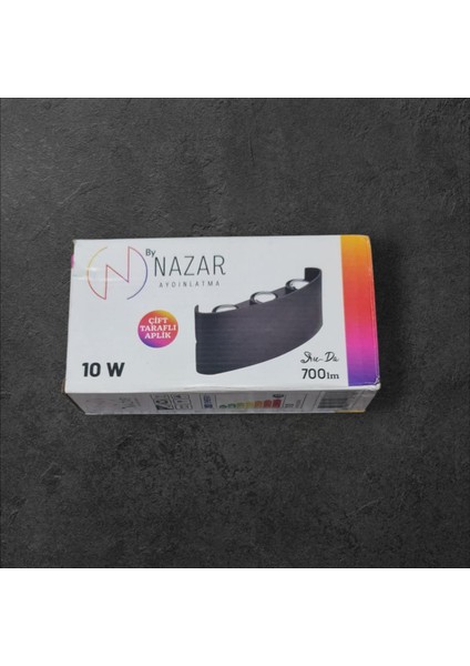 10W Çift Taraflı LED Dekoratif Duvar Aplik - Gün Işığı