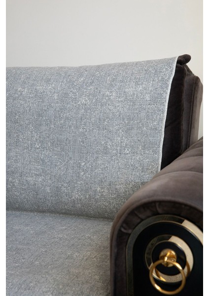 Merlin Pamuklu Saçaklı Koltuk - Çekyat Örtüsü 170X220 - Krem fiyatları