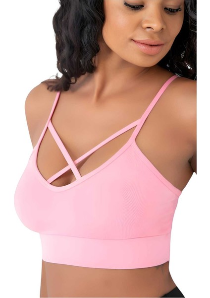 Kadın Büstiyer Kadın Çapraz Detaylı Crop fiyatları