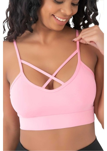 Kadın Büstiyer Kadın Çapraz Detaylı Crop fırsatları