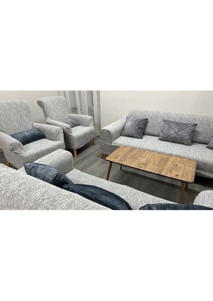 3+3+1+1 Streç Lastikli Esnek Yıkanabilir Pamuklu 3+3+1+1 Jakarlı Koltuk Örtüsü Takımı Koltuk Kılıfı fiyatları