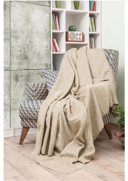 Koltuk Örtüsü | Çekyat Örtüsü | Koltuk Şalı 175X215 Jakar Kaymaz Koltuk Örtüsü| Taş