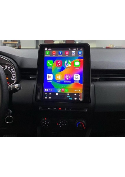 Renault Clio 5 Tesla 2019/2022 Uyumlu 8gb Ram 128GB Hafıza Carplay,kamera
