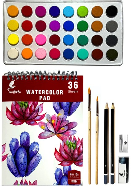 Kitami 39’lu Defterli Sulu Boya Sanat Seti