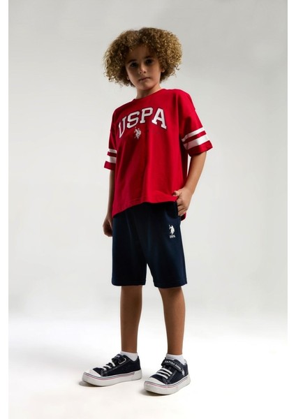 Erkek Çocuk Kırmızı Bermuda Takım Erkek Bermuda Takım Kırmızı Şort Tişört Takım modelleri