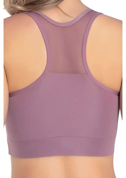 Kadın Büstiyer Kadın Tül Detaylı Crop fırsatları