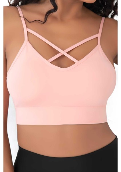 Kadın Büstiyer Kadın Çapraz Detaylı Crop fiyatları