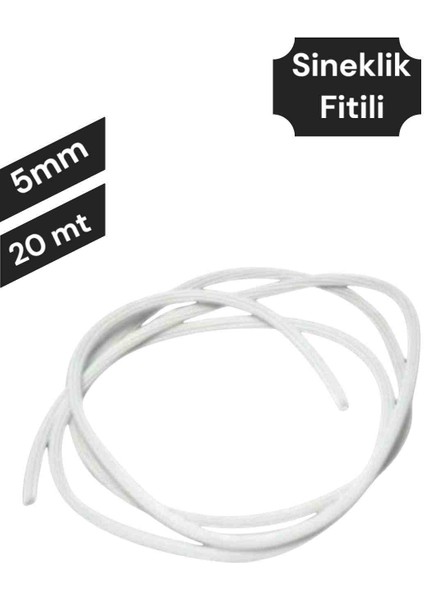 Alvetro Dayanıklı Sineklik Fitili – Esnek ve Kolay Uygulanabilir Fitil (20 Metre)