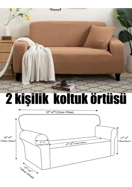 Koltuk Örtüsü 2kişilik Koltuk Kılıfı