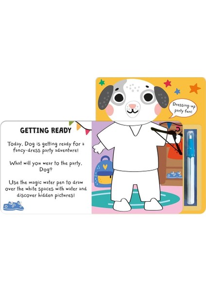 What Will You Wear - Dog-Magic Water Painting Book fırsatları