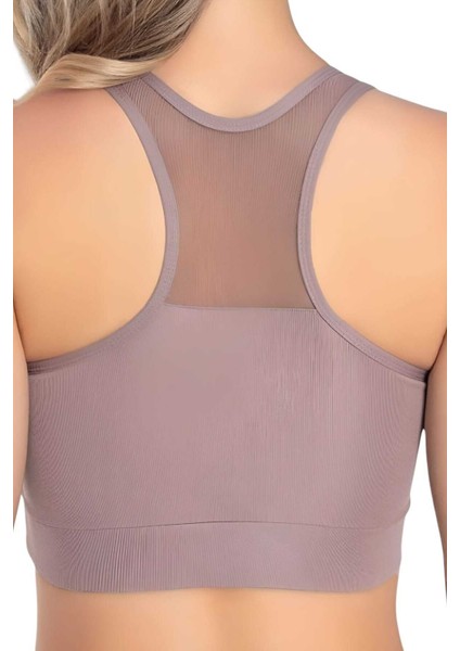 Kadın Büstiyer Kadın Tül Detaylı Crop modelleri