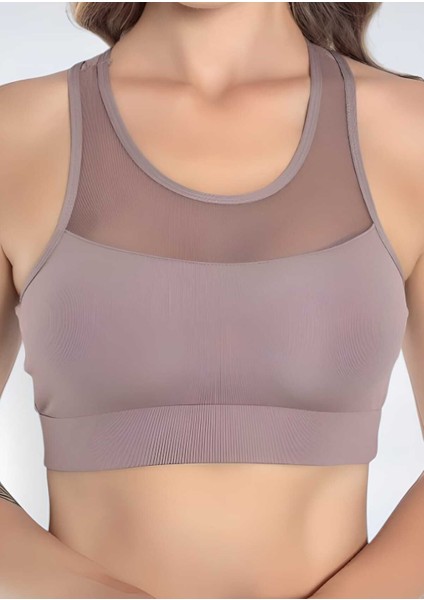 Kadın Büstiyer Kadın Tül Detaylı Crop fırsatları