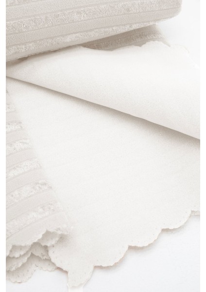 Kaymaz Taban Süngerli Kadife Koltuk - Çekyat Örtüsü 170X210 - Krem fırsatları