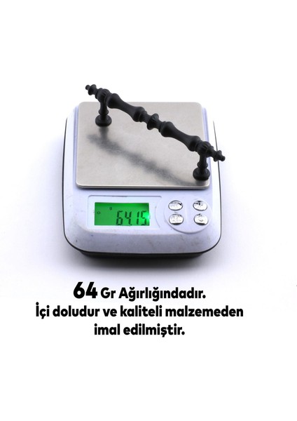 Mobilya Mutfak Dolabı Çekmece Dolap Kulpları Kapak Kulbu Siyah 96 mm Metal Kulp indirimleri