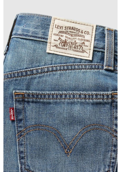 Kadın Yüksek Bel Bol Keten+ Kot Şort - A9311-0017 indirimleri