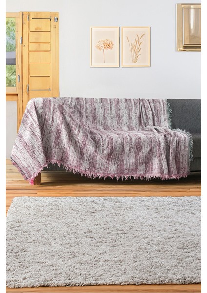 %100 Pamuklu Lüks Kaymaz Koltuk Örtüsü | Koltuk Şalı | Çok Amaçlı Örtü