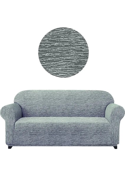 Jakarli Koltuk ,kanepe ,çekyat Örtüsü Çubuk Desen Esnekli ETEKSIZ3KIŞILIK Koltuk Için