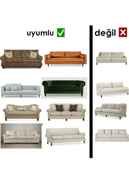 Jakarli 3311 Koltuk Örtüsü Streç Lastikli Esnek Yıkanabilir Çekyat Kanepe Kılıfı Osmanlı Desen modelleri