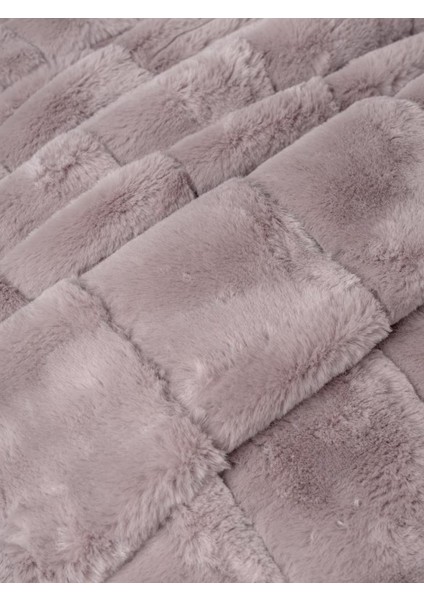 Trim Çift Kişilik Battaniyeli Nevresim Takımı Suave Pudra - 493529-1453