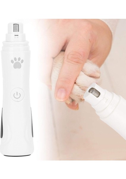Kedi ve Köpekler Için Tırnak Törpüsü/tırnak Makası (Usb Şarjlı)