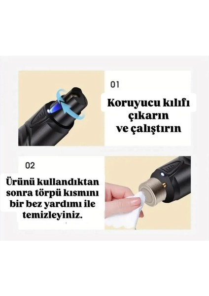 Kedi ve Köpekler Için Tırnak Törpüsü/tırnak Makası (Usb Şarjlı) modelleri