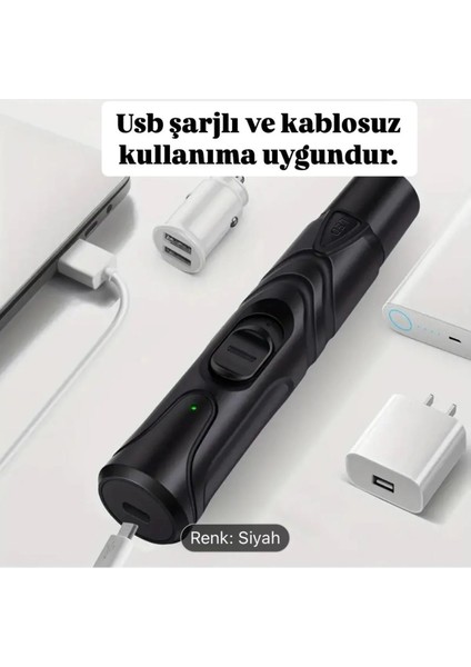 Kedi ve Köpekler Için Tırnak Törpüsü/tırnak Makası (Usb Şarjlı) fırsatları