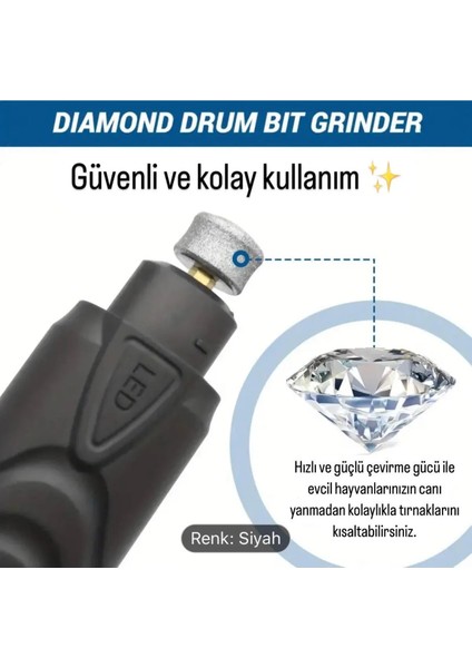 Kedi ve Köpekler Için Tırnak Törpüsü/tırnak Makası (Usb Şarjlı) indirimleri