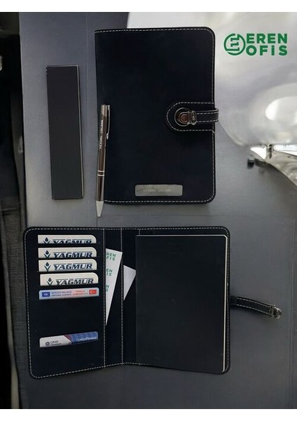 Kişiye Özel Isimli Komple Deri Lüx Ofis Aksesuar Seti Ofis Hediyesi indirimleri