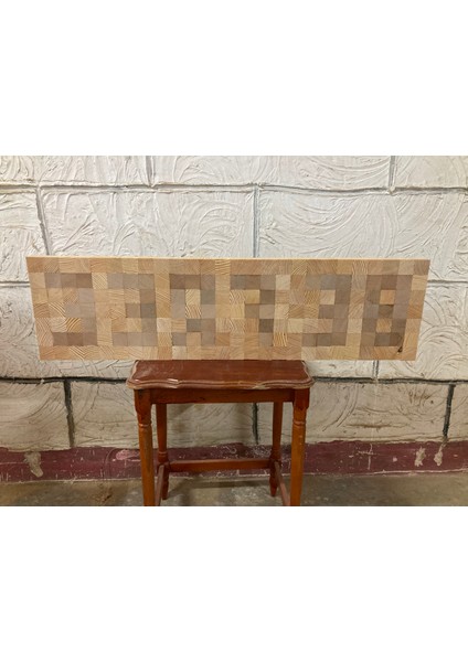El Yapımı Ahşap Küp Tablo - Be Free