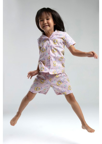 Kız Çocuk Pembe Şort Takım fırsatları