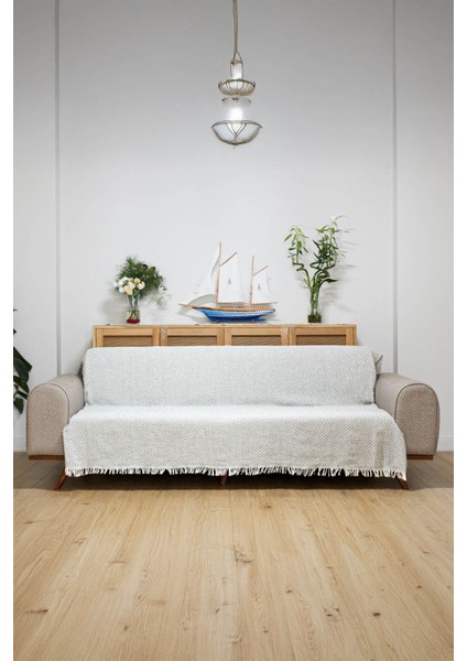 Koltuk Örtüsü 180 x 200 cm Kanepe Çekyat Divan Berjer Örtüsü Pamuklu Yikanabilir Sade Şal