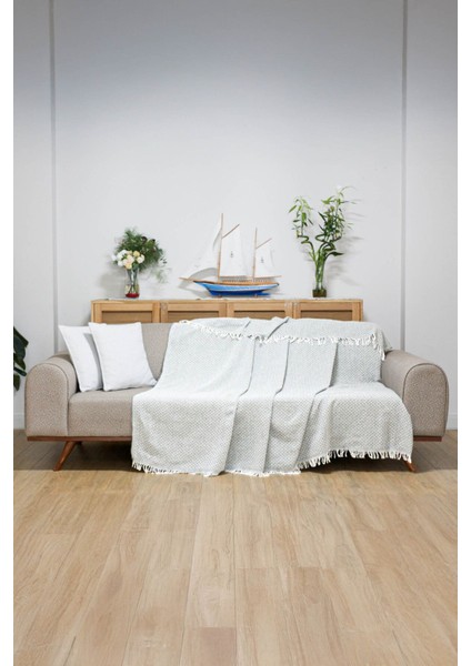 Koltuk Örtüsü 180 x 200 cm Kanepe Çekyat Divan Berjer Örtüsü Pamuklu Yikanabilir Sade Şal