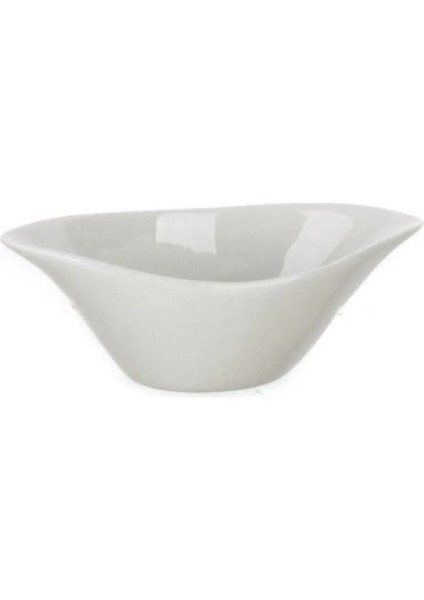 Porselen Kase 14X7CM Çerezlik 2'li Mutfak Gereç Meze Sunum Tabak Hotel Quality Hard Porcelain