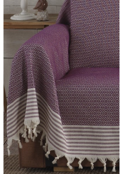 Mürdüm Kolları Örten 3 Adet Battal Boy 180 x 300 cm Koltuk Kanepe Divan Çekyat Örtüsü modelleri