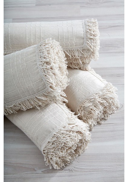 Miss Linda Home %100 Pamuklu Buldan Işi Koltuk-Çekyat Örtüsü 180 x 450 cm