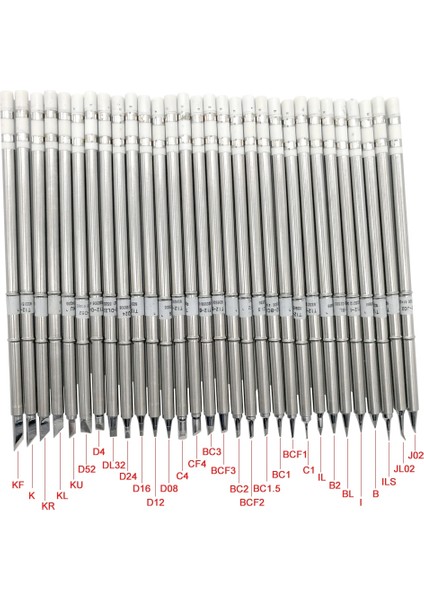 T12-JL02 Yeni Hakko FX951 Dıy Lehimleme Istasyonu Kitleri T12-I Bc2 Bc3 Ils J02 JL02 D24 T12 Serisi Havya Ipuçları Değiştirin (Yurt Dışından)