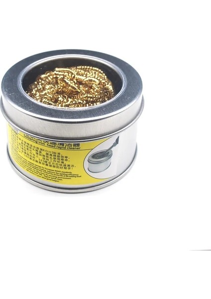 D 1 Adet Temizleme Topu Lehim Sökme Havya Örgü Filtre Temizleme Memesi Ucu Bakır Tel Temizleme Topu Metal Cüruf Kutusu Temiz Top (Yurt Dışından) fırsatları