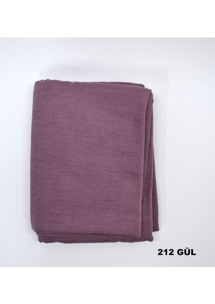 212 Gül Koltuk Örtüsü Şalı Çekyat Örtüsü Şönil Kumaş Çift Taraflı 175X215