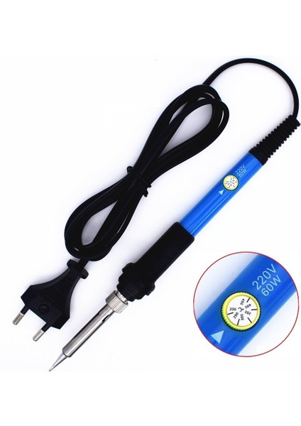 Kaynak Ipuçları 60W 220V Elektrikli Havya Istasyonu Basit Standlı Ayarlanabilir Sıcaklık Yeniden Işleme 5 Kaynak Ipuçları (Yurt Dışından) modelleri