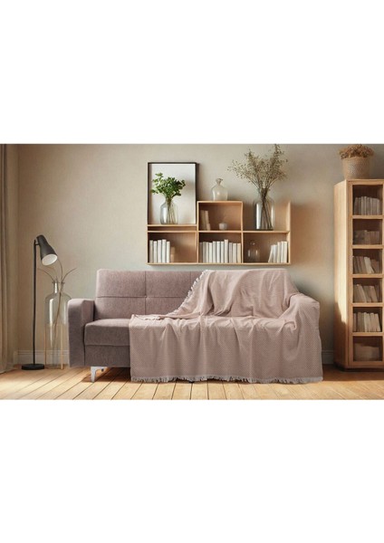 Pamuklu Kaymaz Koltuk Çekyat Örtüsü&koltuk Şalı 170X210