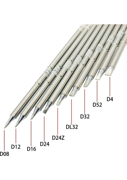 DL32 T12 D Serisi Havya Ipuçları T12 Serisi Demir Ucu Hakko FX951 Stc ve STM32 OLED Elektrikli Havya (Yurt Dışından)