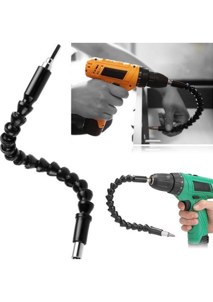 200MM 295 mm Esnek Altıgen Mil Matkap Uçları Uzatma Bit Tutucu Manyetik Bağlantı Tahrik Mili Elektrikli Matkap Güç Aracı Aksesuarla (Yurt Dışından) indirimleri