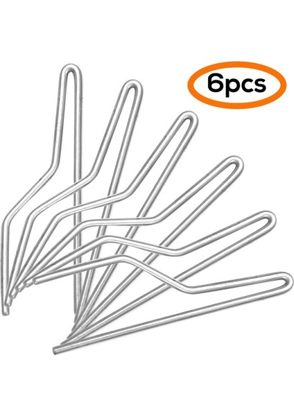 Gümüş Tip C 6 Adet Pyrography Tel Ucu Yüksek Empedans Metal Alaşımlı Ahşap Yakma Aksesuarları Elektrikli Kaynak Tabancası Aracı Yedek Aksesuarlar (Yurt Dışından)