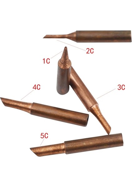D 1 Adet/5 Adet 900M T Serisi Saf Bakır Havya Ucu Kurşunsuz Kaynak Sting Hakko 936 FX-888D 852D + Havya Istasyonu (Yurt Dışından)