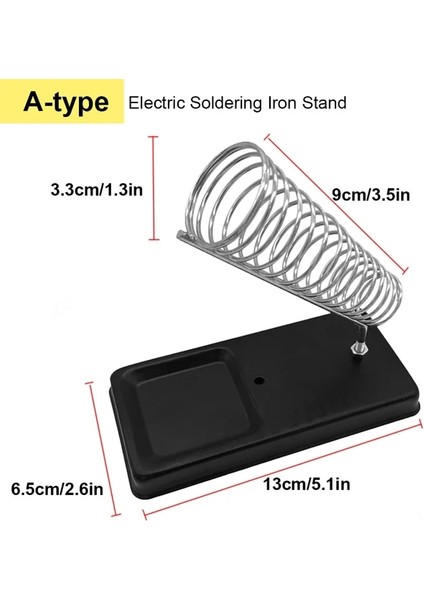 Lehim Süngeri Metal Destek Istasyonu Yüksek Sıcaklık Dayanımı Lehimleme Aksesuarları ile Elektrikli Havya Standı Tutucu (Yurt Dışından)