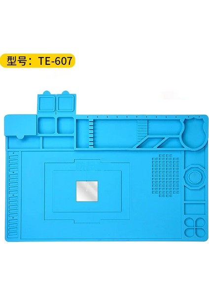 TE-609 210X330MM Antistatik Esd Lehimleme Mat Bga Rework Istasyonu Büyük Ipad Tamir Isı Yalıtım Mat Pad Küçük Silikon Mat Kalın Lehimleme (Yurt Dışından) indirimleri