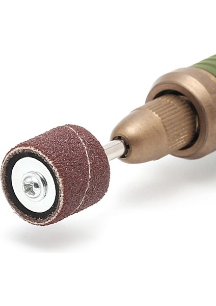 120 100 Adet 1/2" ve 1/4" Zımpara Bandı Kollu Davul Seti Zımpara Kağıdı Kauçuk 2 Mandrel (Yurt Dışından)