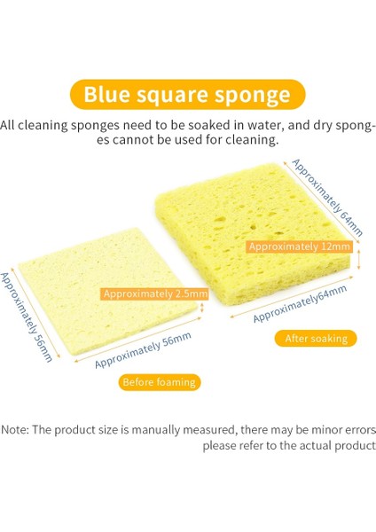 LXZ920008-B 10 Adet Luxıanzı 10/20 Adet Temizleme Süngeri Temizleyici Yüksek Sıcaklık Dayanımı Elektrikli Kaynak Havya Ucu Temizleyici Pedleri Araçları (Yurt Dışından) indirimleri