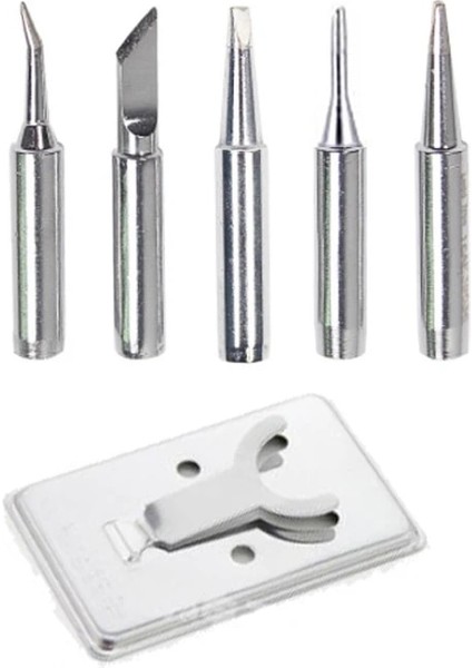 Gösterildiği Gibi 5 Adet 900M-T Saf Bakır Havya Ucu Kurşunsuz Lehim Ipuçları Kaynak Kafası Bga Lehimleme Araçları Markalama Demir (Yurt Dışından) modelleri